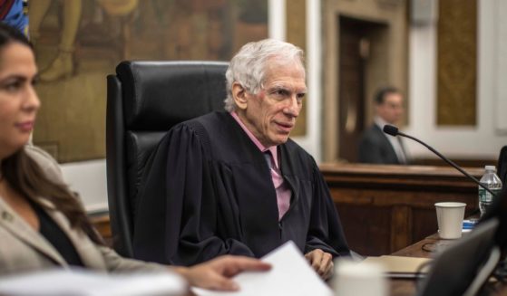 Judge Arthur Engoron presiding over former President Donald Trump's fraud trial
