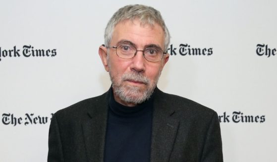 New York Times columnist Paul Krugman attends a company event in Pocantico Hills, New York, on Oct. 21, 2015.