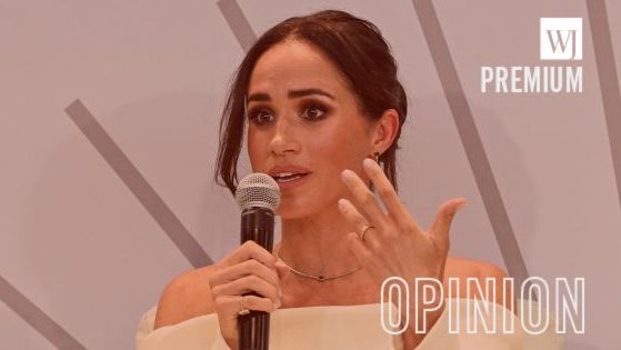 Meghan, Duchess of Sussex, speaks onstage at a mental health event at Hudson Yards in New York City on Tuesday.