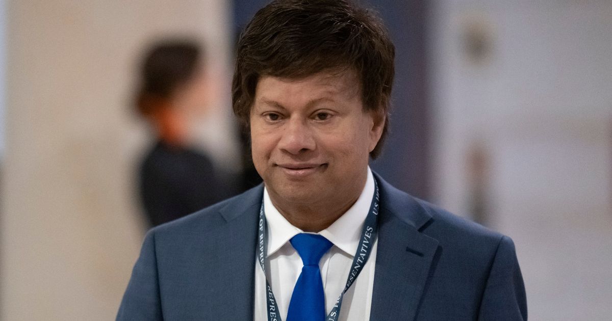 Democrat Shri Thanedar of Michigan joins newly elected members of the House of Representatives for an orientation program at the Capitol in Washington on Nov. 14, 2022.