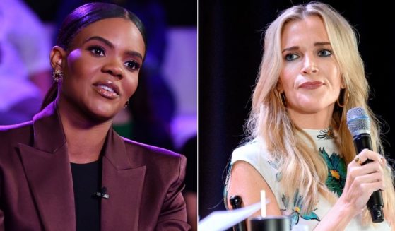 Candace Owens, left, and Megyn Kelly, right, have gotten into a heated debate on social media, exchanging words over whether or not college students that express support for Hamas should be blacklisted.