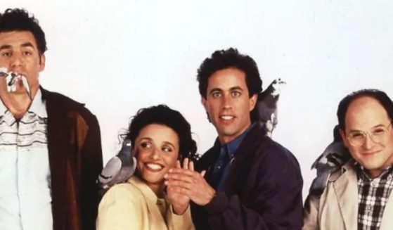 The cast of NBC's popular comedy series "Seinfeld" are pictured in an undated photo. From left: Michael Richards, Julia Louis-Dreyfus, Jerry Seinfeld and Jason Alexander.