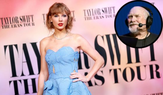 Sports commentator Terry Bradshaw, inset, may have angered fans of Taylor Swift by questioning whether the music megastar does all the singing live on her 3-hour "Eras Tour" concert.