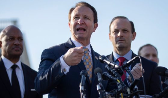 Louisiana Attorney General Jeff Landry speaks during a press conference at the U.S. Capitol on Jan. 22, 2020.