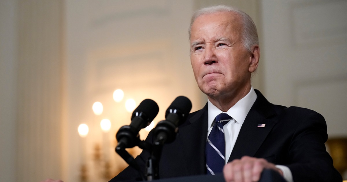 President Joe Biden delivers a speech Tuesday at the White House about Israel's war with Hamas after a Hamas surprise attack on Saturday slaughtered hundreds of Israelis.