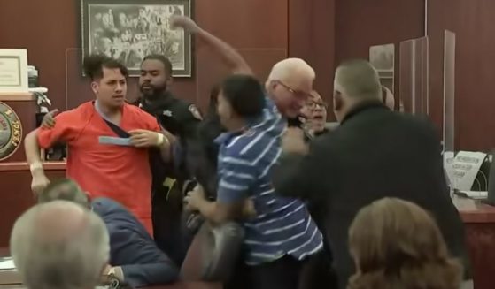 a courtroom brawl in Houston