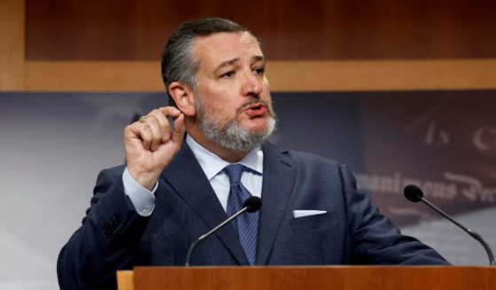 Sen. Ted Cruz of Texas speaks during a press conference on border security at the U.S. Capitol Building on Sept. 27 in Washington, D.C.