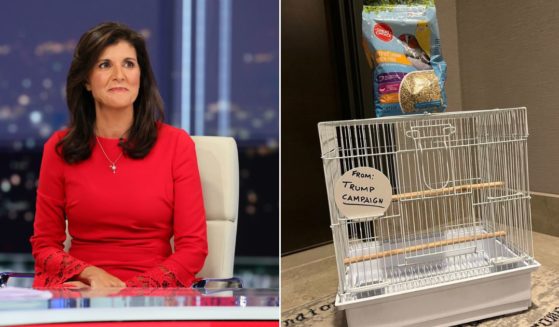 GOP presidential candidate Nikki Haley claims a birdcage was left at her hotel.