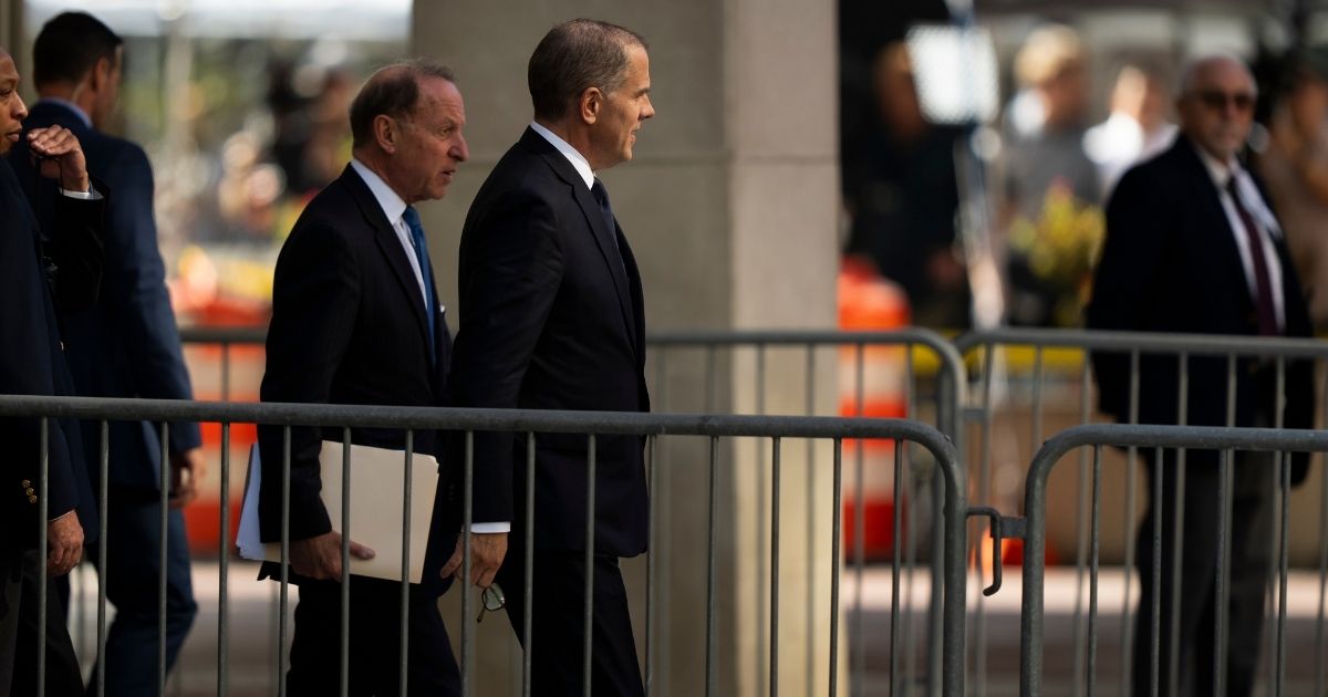 President Joe Biden's son Hunter Biden departs after a court appearance, in Wilmington, Delaware, on Oct. 3.