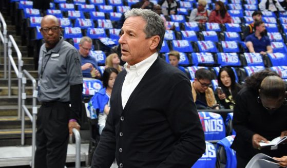 Bob Iger attends a basketball game between the Los Angeles Clippers and the Phoenix Suns at Crypto.com Arena on April 20, 2023 in Los Angeles, California.