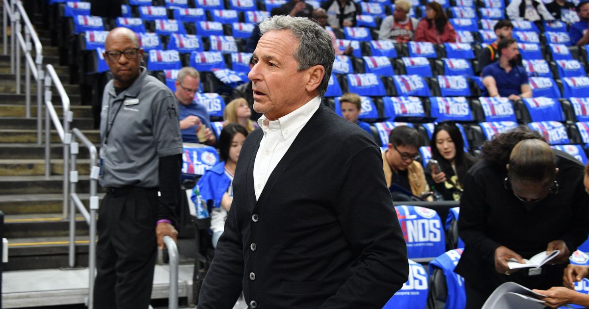 Bob Iger attends a basketball game between the Los Angeles Clippers and the Phoenix Suns at Crypto.com Arena on April 20, 2023 in Los Angeles, California.