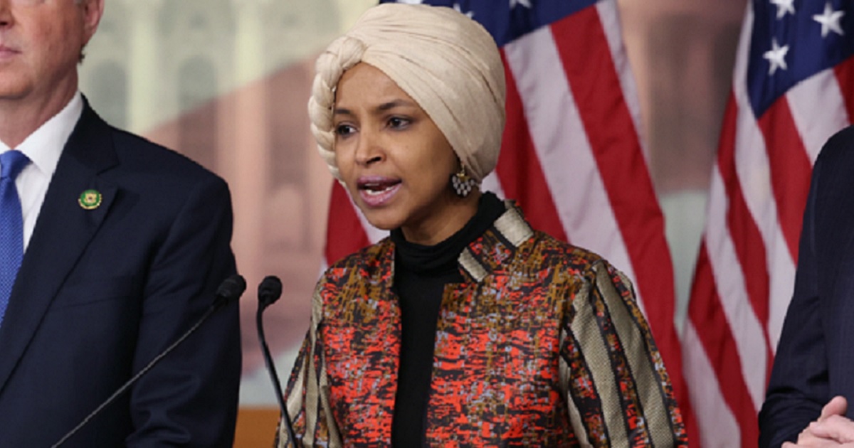 Democratic Rep. Ilhan Omar of Minnesota, pictured speaking in a January file photo.