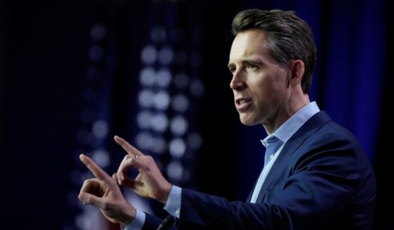 Sen. Josh Hawley (R-MO) delivers remarks at the Faith and Freedom Road to Majority conference at the Washington Hilton on June 23, 2023 in Washington, DC.