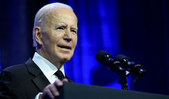 President Joe Biden speaks Thursday during the Human Rights Campaign National Dinner at the Washington Convention Center in Washington.