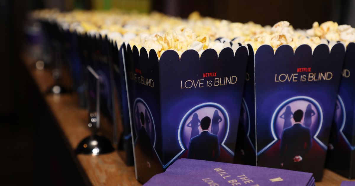 A view of popcorn as Love Is Blind Cast celebrates Netflix's first Live Reunion with the Iconic Pods and a screening party at Ole Red in Nashville on April 7, 2023 in Nashville, Tennessee.