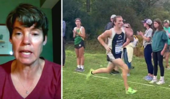 Katherine Collins, the mother of two high school track athletes, spoke to Fox News about Soren Stark-Chessa, a boy who is competing in girls' high school track in Maine.
