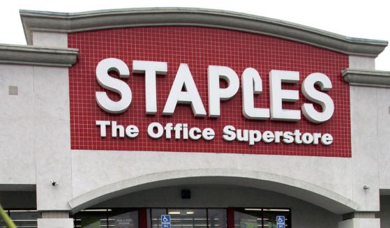 A Staples office supply store is seen Aug. 15, 2006, in Novato, California.