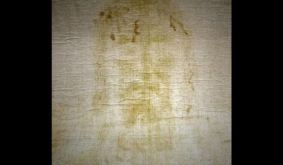 The above image is of the Shroud of Turin.