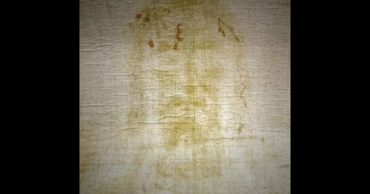 The above image is of the Shroud of Turin.