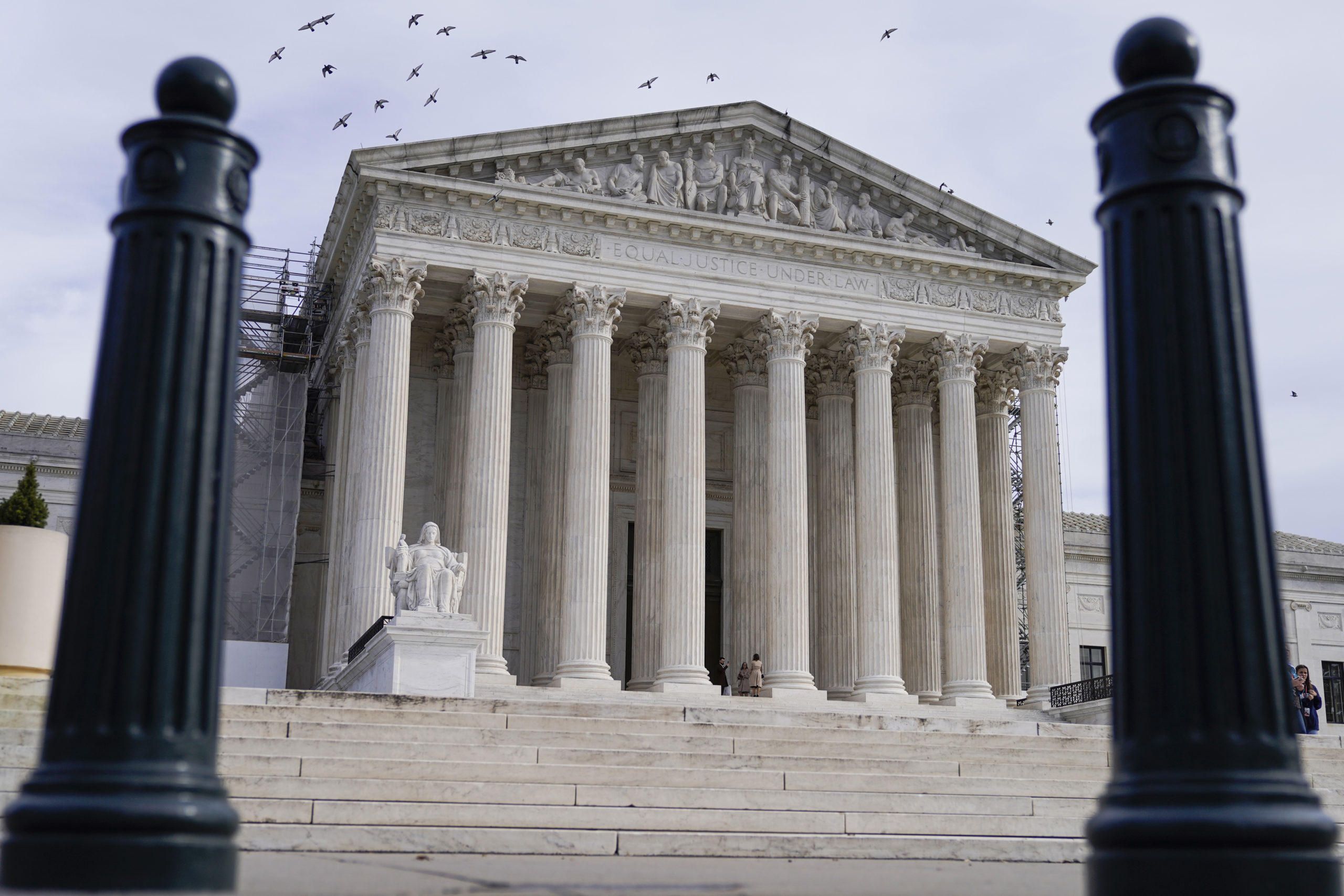 The exterior of the U.S. Supreme Court in Washington, D.C., is pictured on Wednesday.