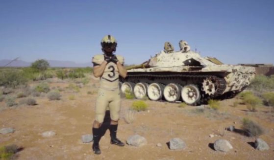 The Army football team has unveiled special uniforms to be worn for the upcoming Army-Navy game.