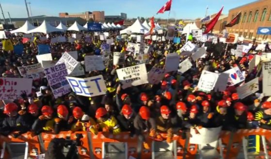 ESPN's "College GameDay" was in Ann Arbor, Michigan, on Saturday for the Wolverines' showdown with Ohio State.