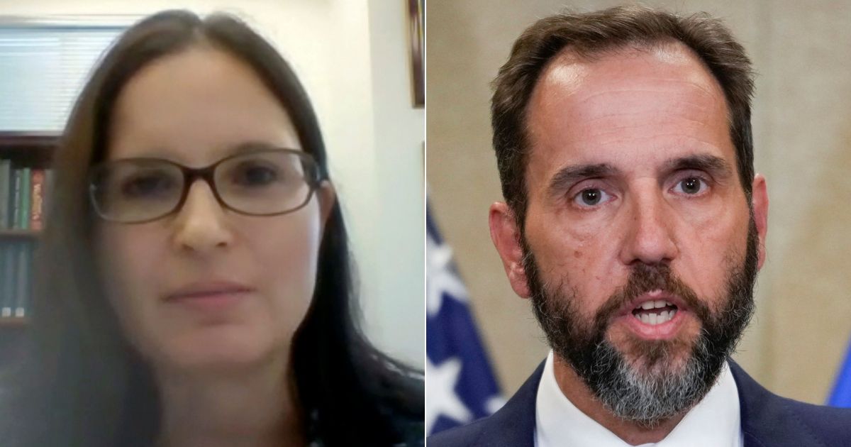 On Wednesday, Judge Aileen Smith, left, ruled that Jack Smith's, right, Office of Special Counsel's interpretation of the Classified Information Procedures Act did not follow the plain reading of the law in the classified documents case against former President Donald Trump's co-defendants.