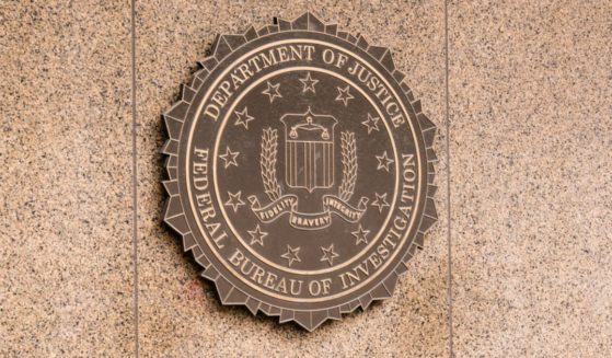 The FBI seal is displayed on the J. Edgar Hoover Building in Washington, D.C.