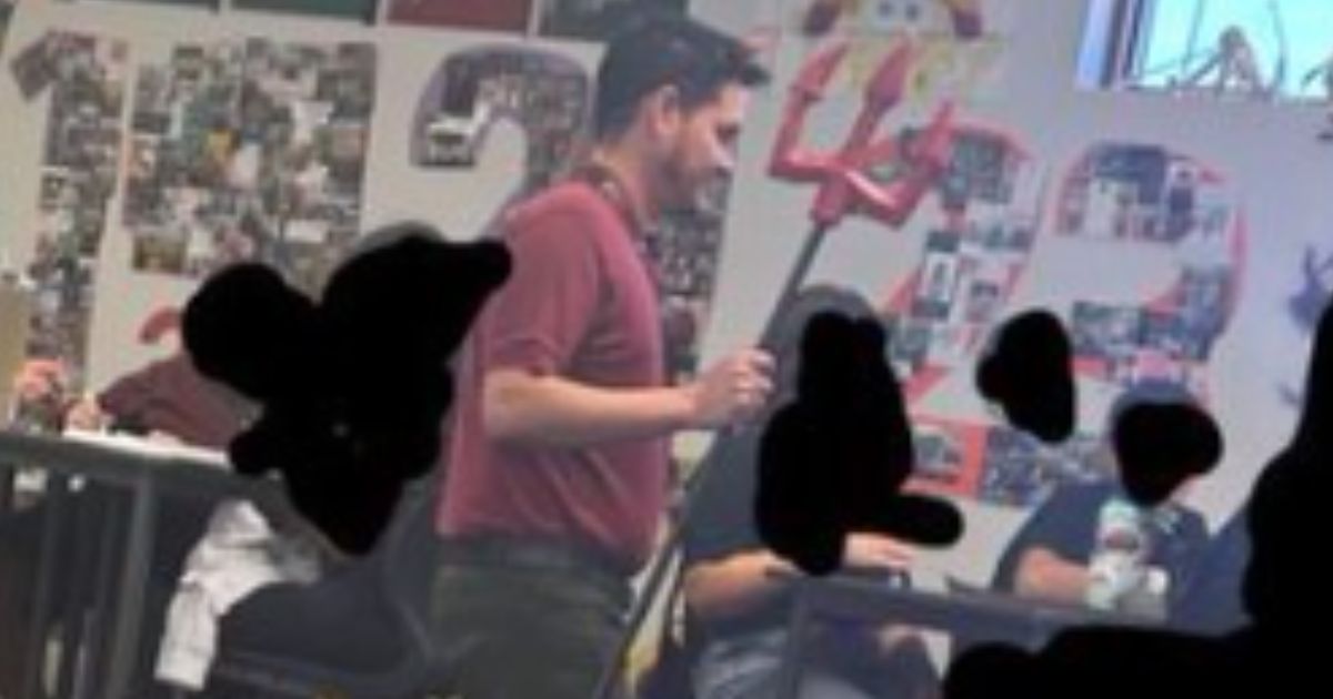 Mesa High School geometry teacher Jesse Ruiz in Mesa, Arizona, arrived at school in late October dressed as the devil and reportedly waved a pitchfork over students' heads while saying, "hail Satan."