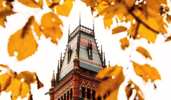 Harvard University's Memorial Hall is seen in an undated file photo.