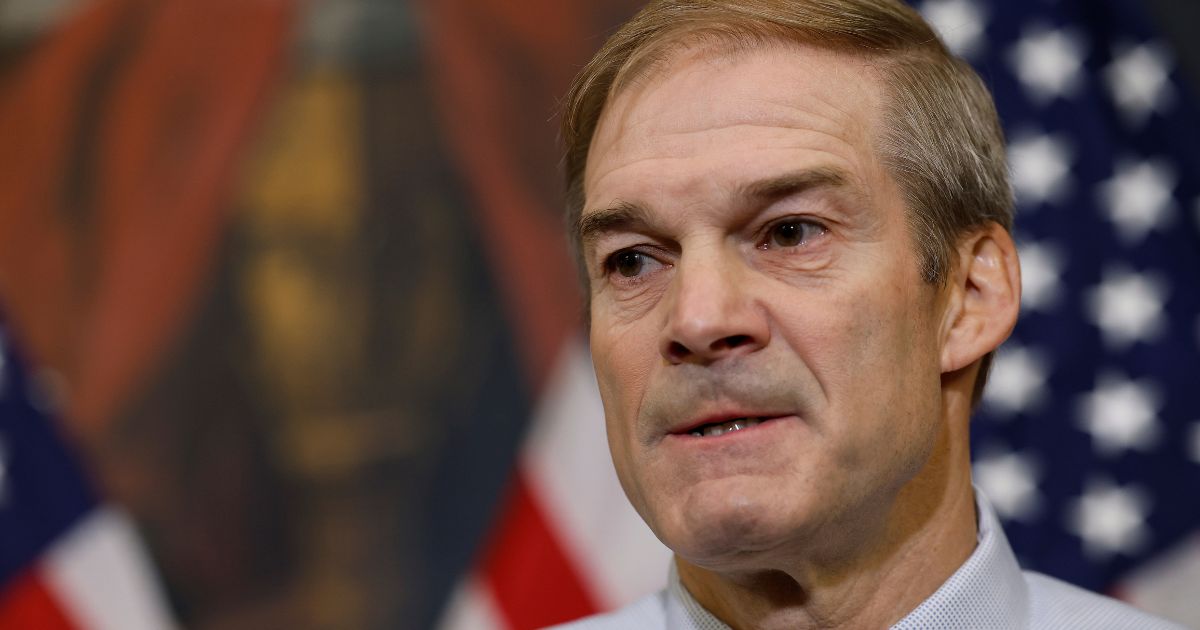 Rep. Jim Jordan speaks during a press conference at the U.S. Capitol in Washington, D.C., on Oct. 20. On Tuesday, Jordan and the House Judiciary Committee announced a probe in the Department of Justice for alleged spying on members of Congress and their Staff.
