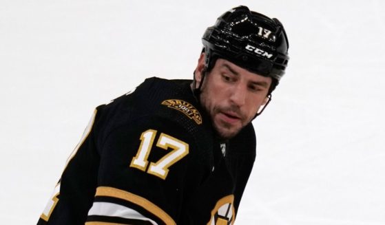 Boston Bruins left wing Milan Lucic is seen during a game at TD Garden in Boston on Oct. 3.