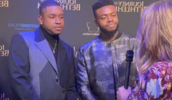 Pentatonix members Matt Sallee, left, and Kevin Olusola, right, used an interview earlier this month to promote their faith in God and the gospel.