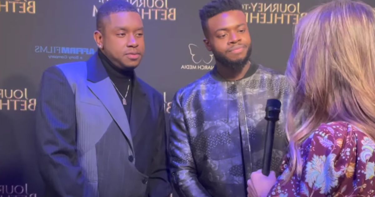 Pentatonix members Matt Sallee, left, and Kevin Olusola, right, used an interview earlier this month to promote their faith in God and the gospel.