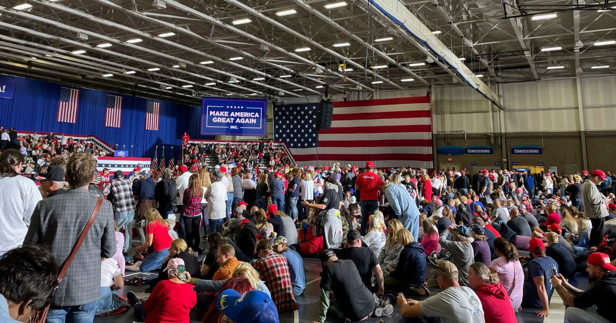 A Trump rally in Warren, Michigan