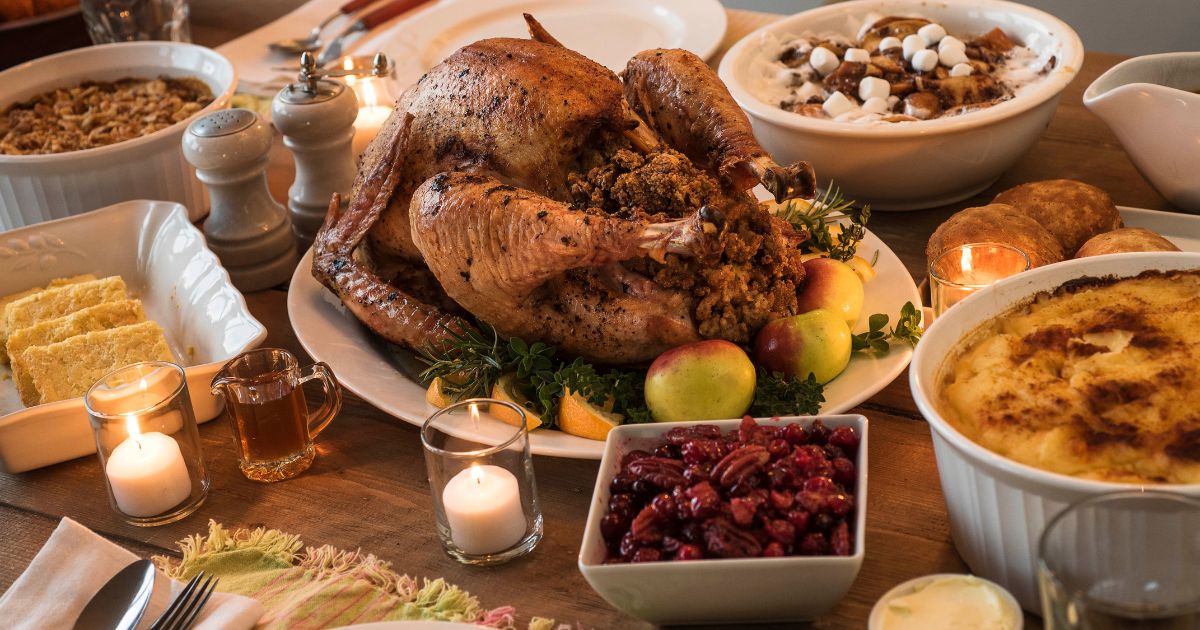 A Thanksgiving dinner is set out on a table in this stock photo. Under the Biden administration, Thanksgiving dinner will cost Americans 25 percent more than under the Trump administration.