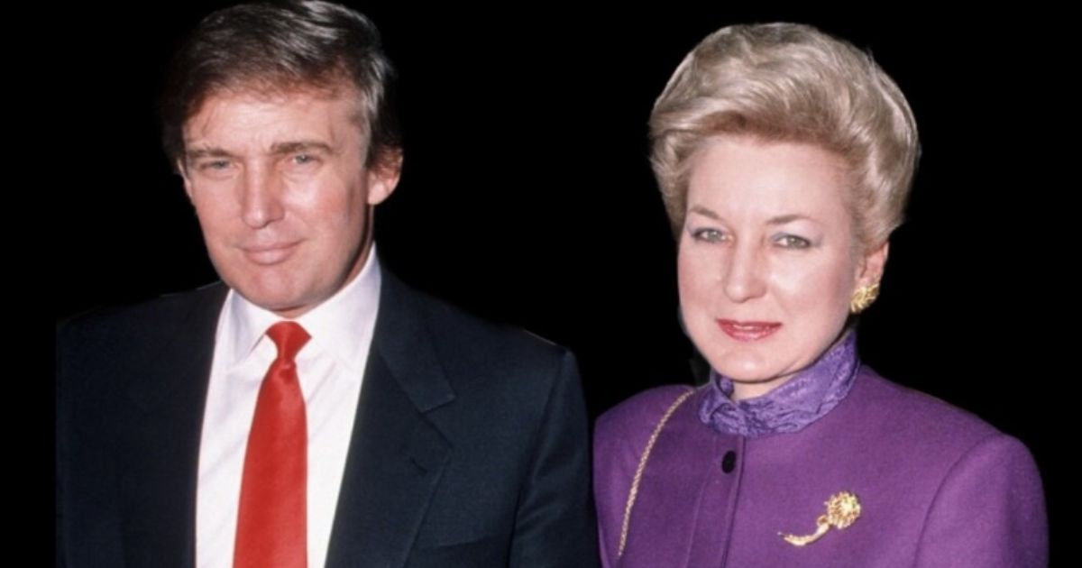 On Tuesday, former President Donald Trump, left, took to Truth Social to post about his sister, Marryanne Trump Barry, right, following her death on Monday.