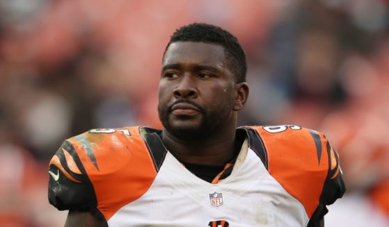 Cincinnati Bengals defensive end Wallace Gilberry during a game in 2015