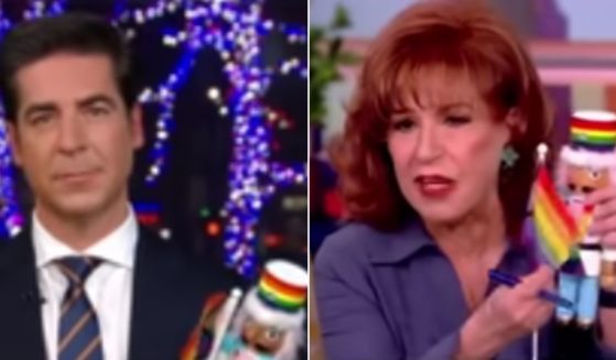 Fox News host Jesse Watters said Joy Behar of ABC's "The View" should have all her nutcrackers confiscated "for my safety, and the safety of all men everywhere."
