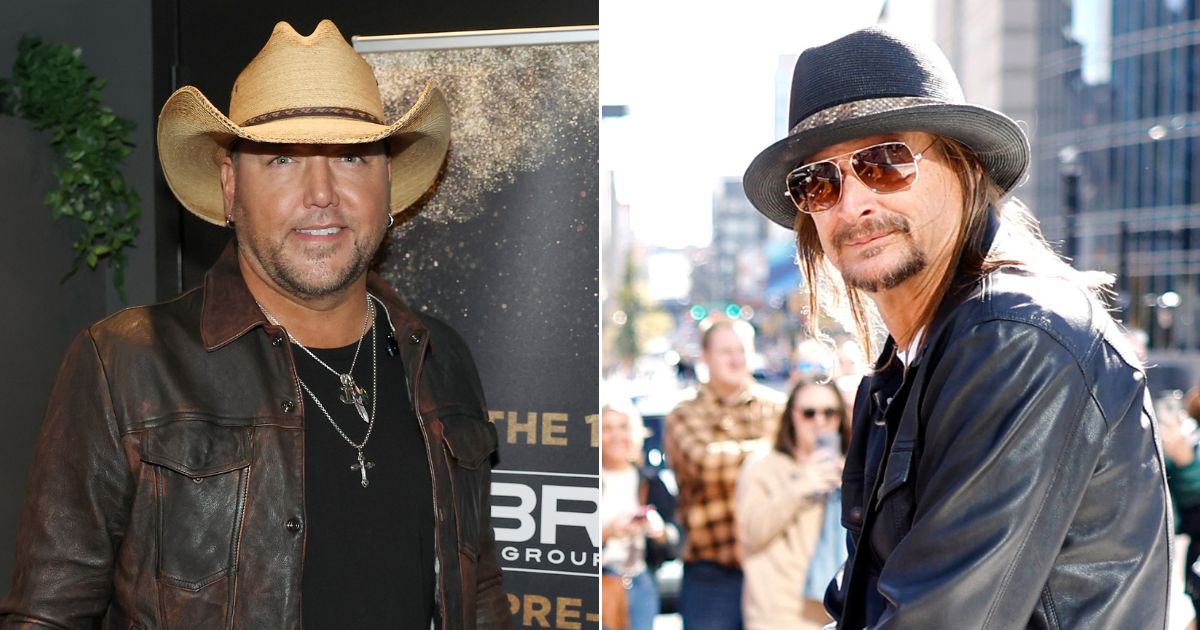 Jason Aldean, left, and Kid Rock, right, are going on tour together.