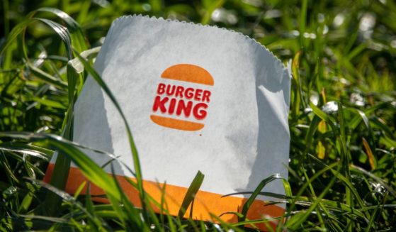 The logo of Burger King, the fast food restaurant, on April 15, 2022 in Ilminster, England.