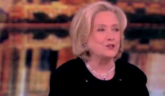 Hillary Clinton is seen on Wednesday's episode of "The View."