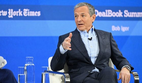 Bob Iger speaks onstage during The New York Times Dealbook Summit 2023 at Jazz at Lincoln Center on Wednesday in New York City.
