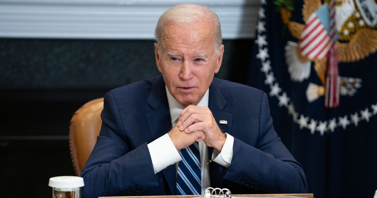 President Joe Biden speaks during a meeting on combating fentanyl, in the Roosevelt Room of the White House on Tuesday in Washington.