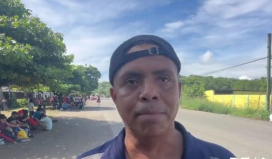 Irineo Mujica, organizer for the large migrant caravan, spoke out regarding the Biden administration's immigration problems.