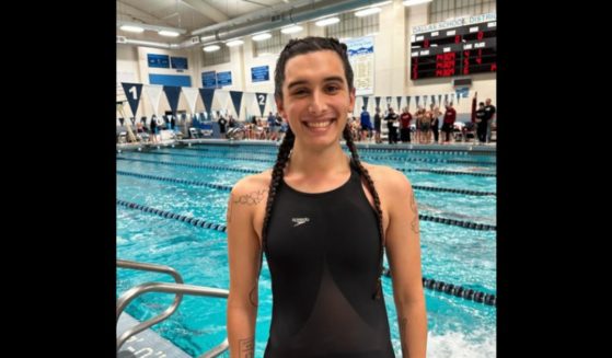 Meghan Cortez-Fields is a transgender swimmer who was born male.