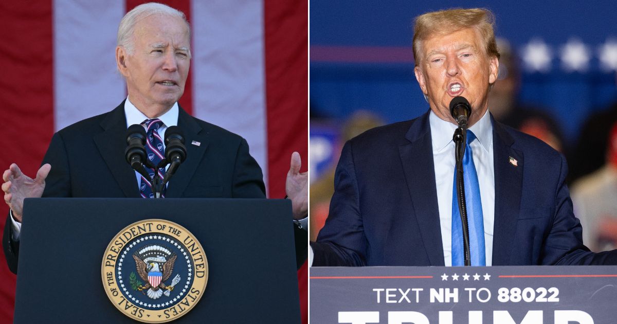 President Joe Biden, left, and former President Donald Trump, right, are running in the 2024 presidential election.