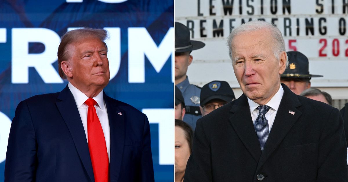 Former President Donald Trump leads current President Joe Biden in the polls for the 2024 election.