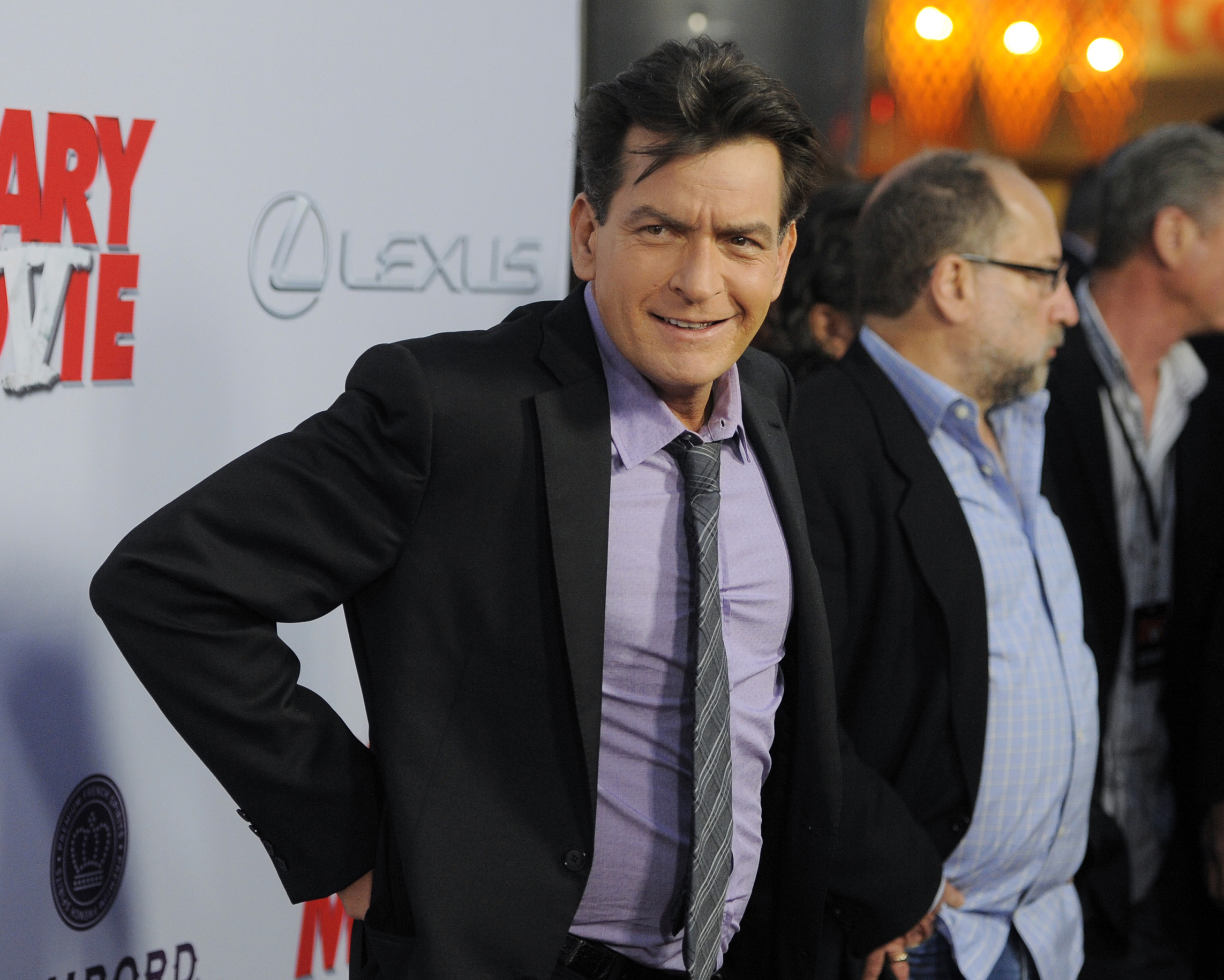 Actor Charlie Sheen, seen in a 2013 file photo, was reportedly attacked in his Malibu home this week, according to the Los Angeles Sheriff's Department. Sheen’s neighbor was arrested on a charge of assault with a deadly weapon, according to the department.