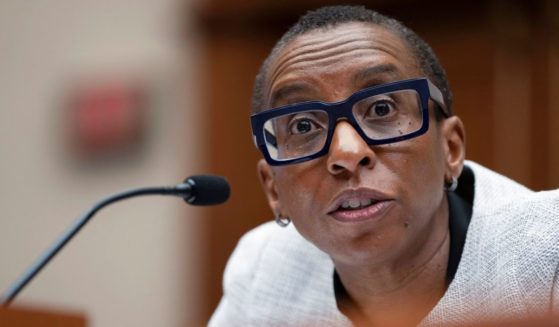 Harvard president Claudine Gay speaks during a hearing of the House Committee on Education on Capitol Hill on Dec. 5 in Washington, D.C.